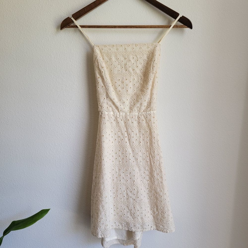 Urban Outfitters Sun Dress Ivory